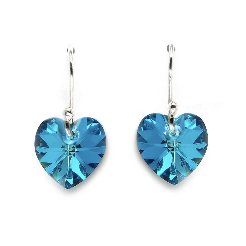 Foto 2 | Aretes Zvezda Heart color Azul