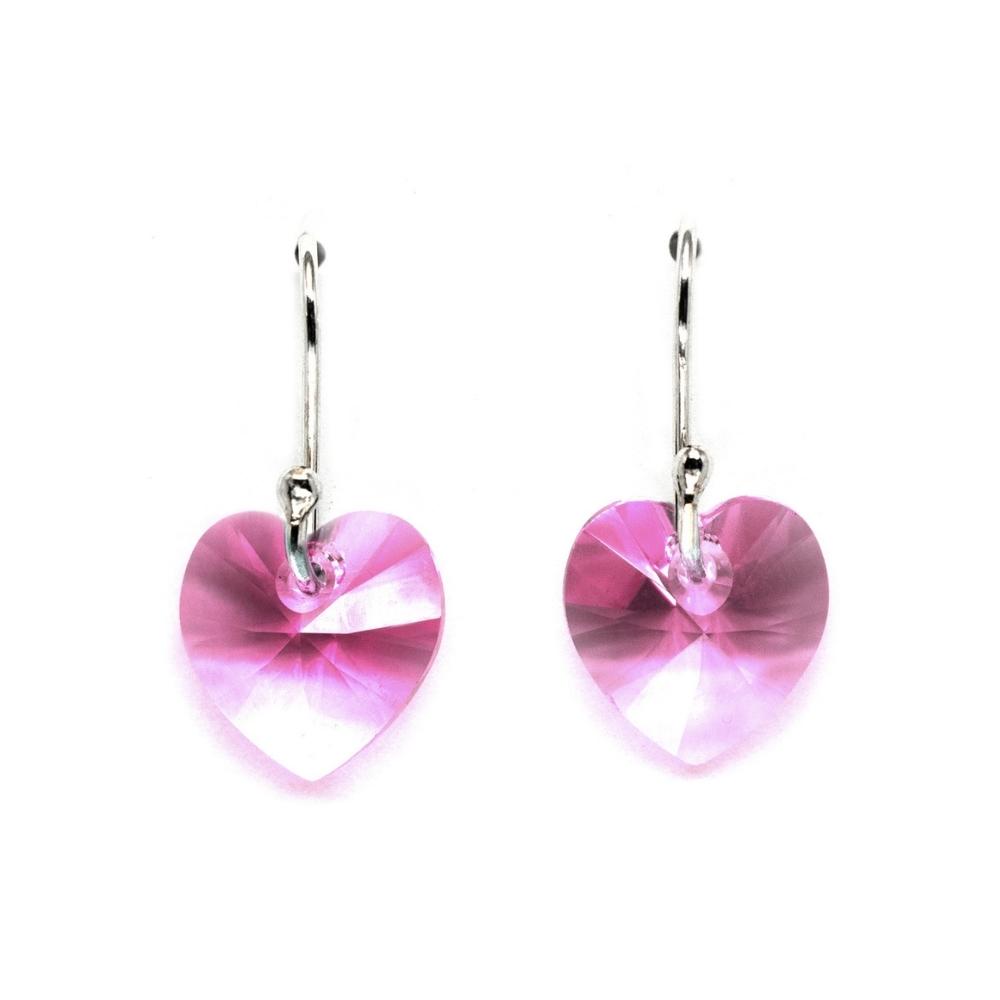 Foto 2 | Aretes Zvezda Heart color Rosa