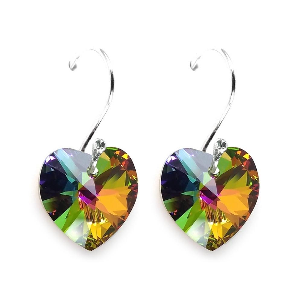 Aretes Joyería Zvezda Heart Multicolor