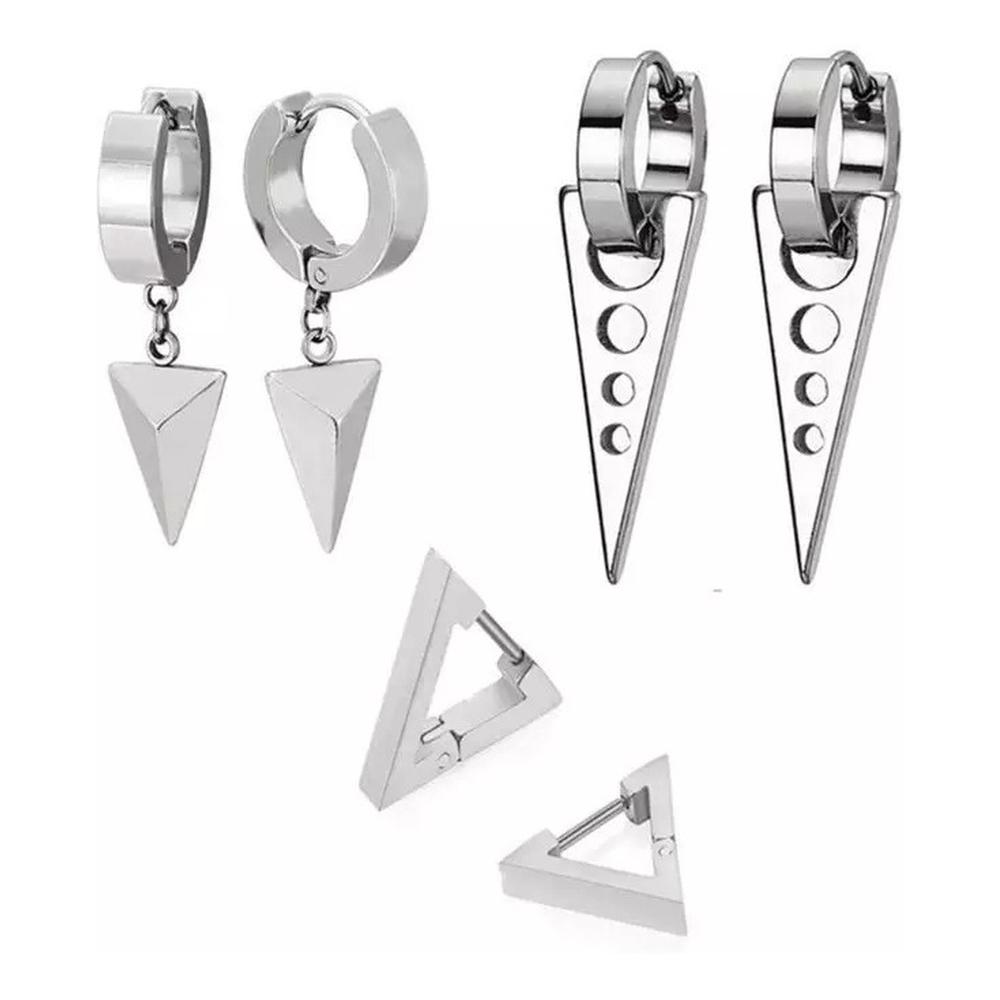 Foto 2 pulgar | Set 6 Aretes Hombre Y Mujer Piercing Pendientes Argolla