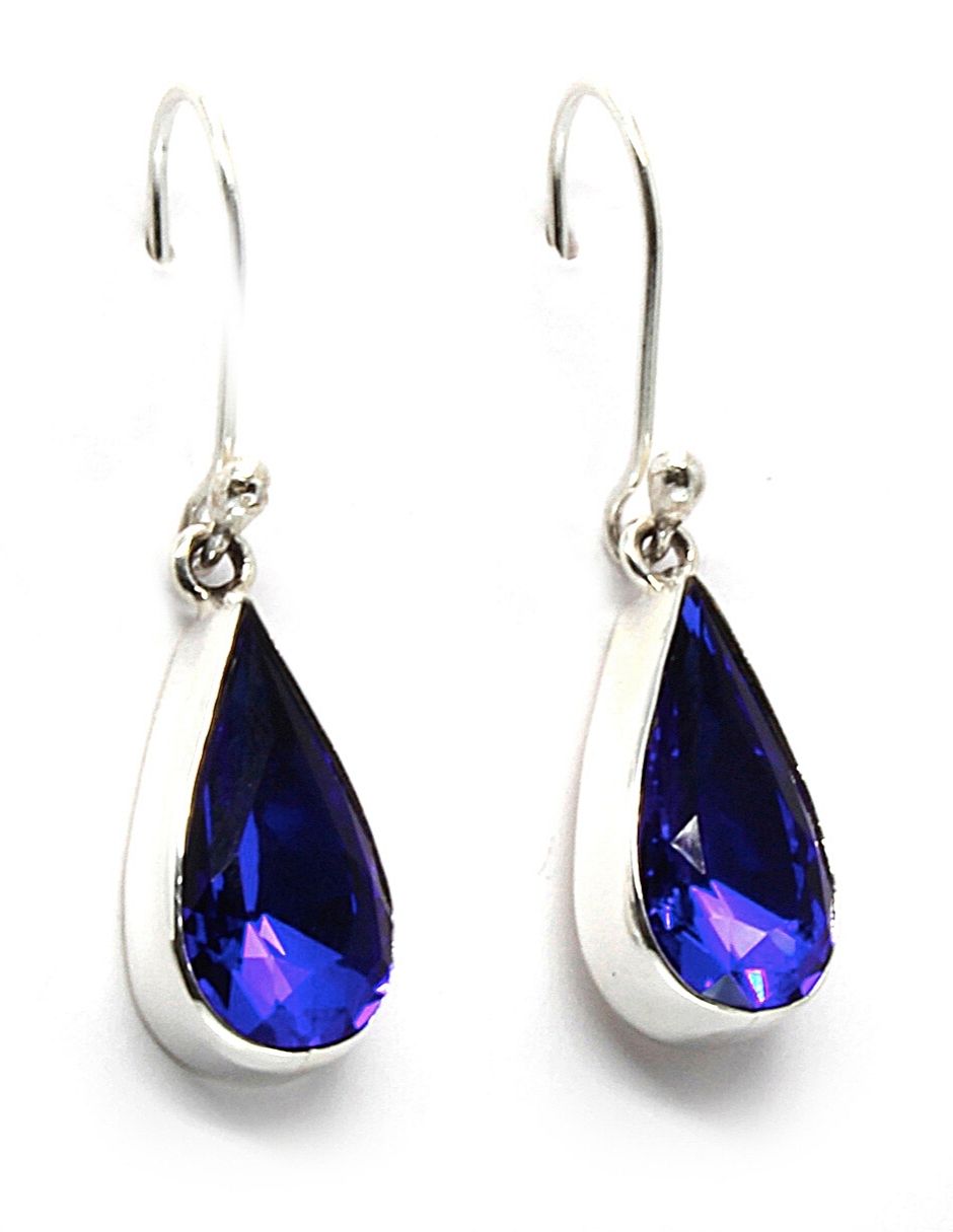 Aretes Joyería Zvezda Gota Azules