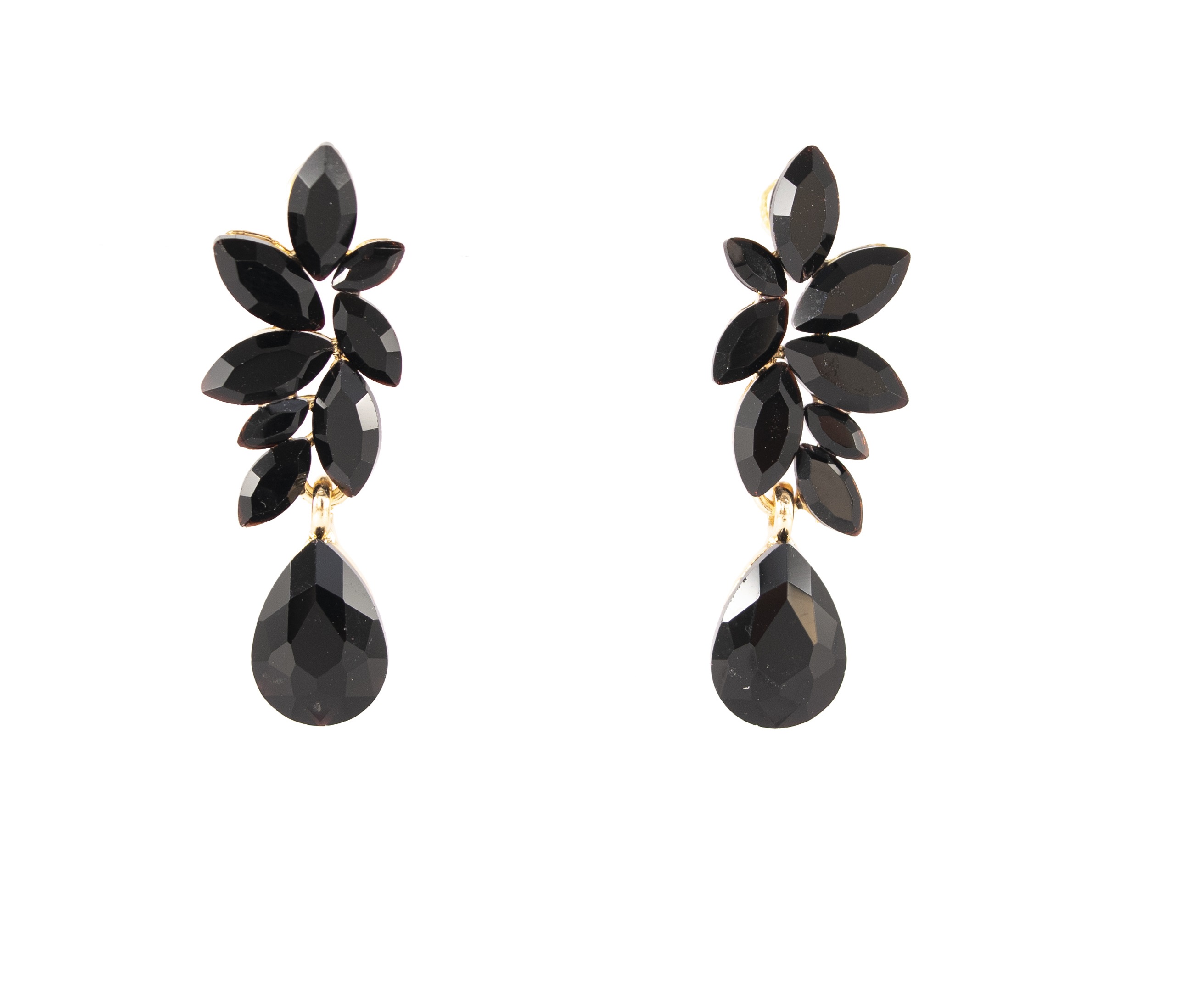 Aretes de Pedrería Arette Acessorios color Negro para Mujer