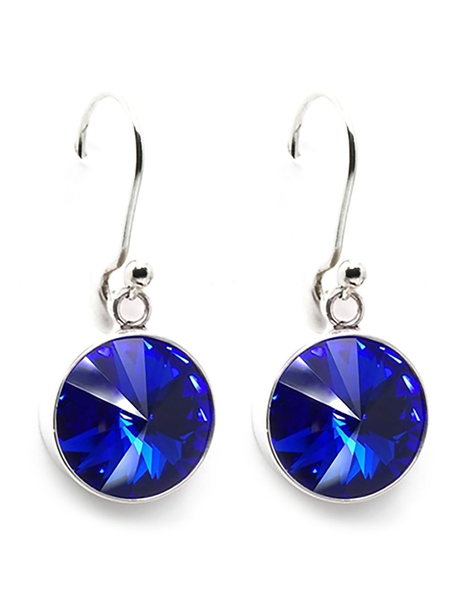 Aretes Joyería Zvezda ZAR-RIV14-MB-G Azul Rivoli Majestic Azules