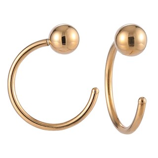 Foto 1 | Aretes de Acero Inoxidable Enso color Oro Rosa para Mujer