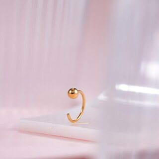 Foto 3 | Aretes de Acero Inoxidable Enso color Oro Rosa para Mujer