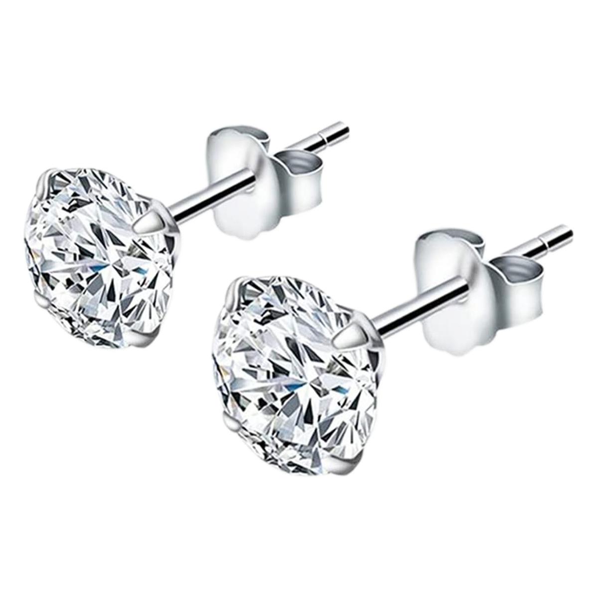 Foto 4 pulgar | Pendientes Para Novias de Broquel High Monaco Mxaux-003 3 Kits color Plata