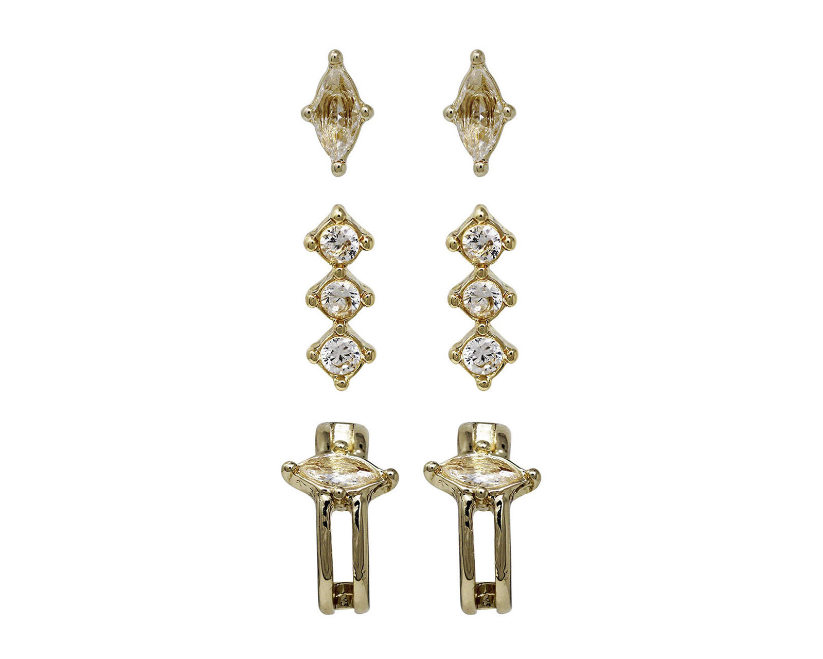 Aretes Anne Klein 60571942-5zu Color Dorado Unitalla Para Mujer