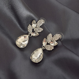 Foto 2 | Aretes Gota de Cristal