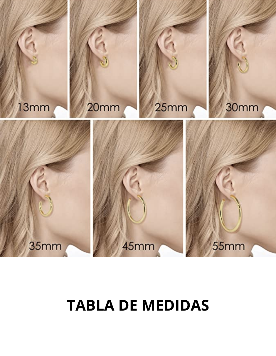 Foto 6 pulgar | Arracadas Zvezda color Dorado para Mujer