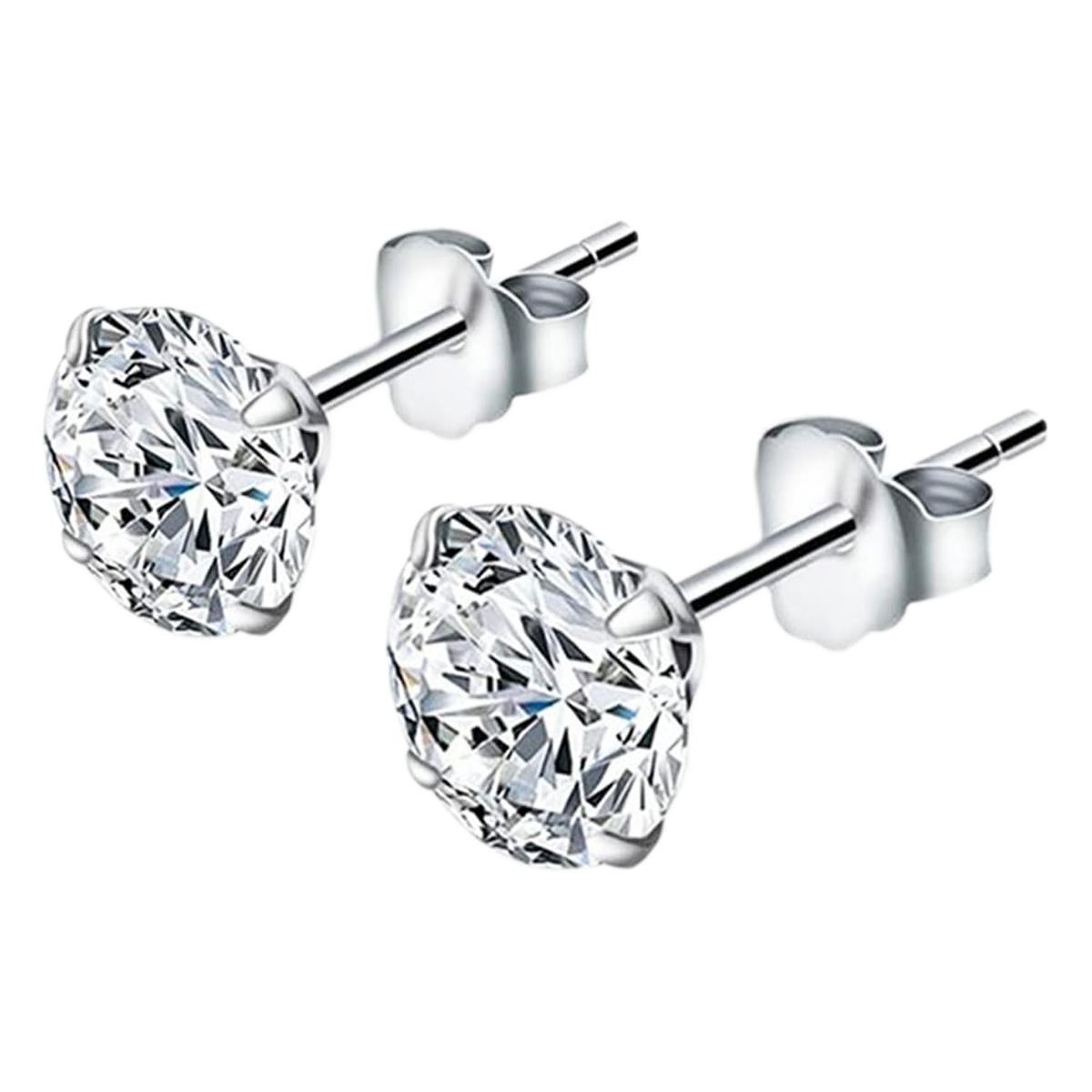 Foto 4 pulgar | Aretes De Broquel  Mxmlx-001  1 Kit  Aretes De Broquel  Color Plata