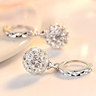 Foto 3 | Aretes de Plata BELUG color Plata para Mujer