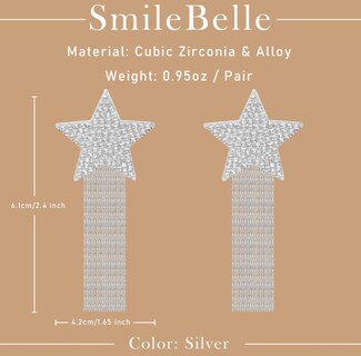 Foto 3 | Aretes Funbu Estrellas Plateadas