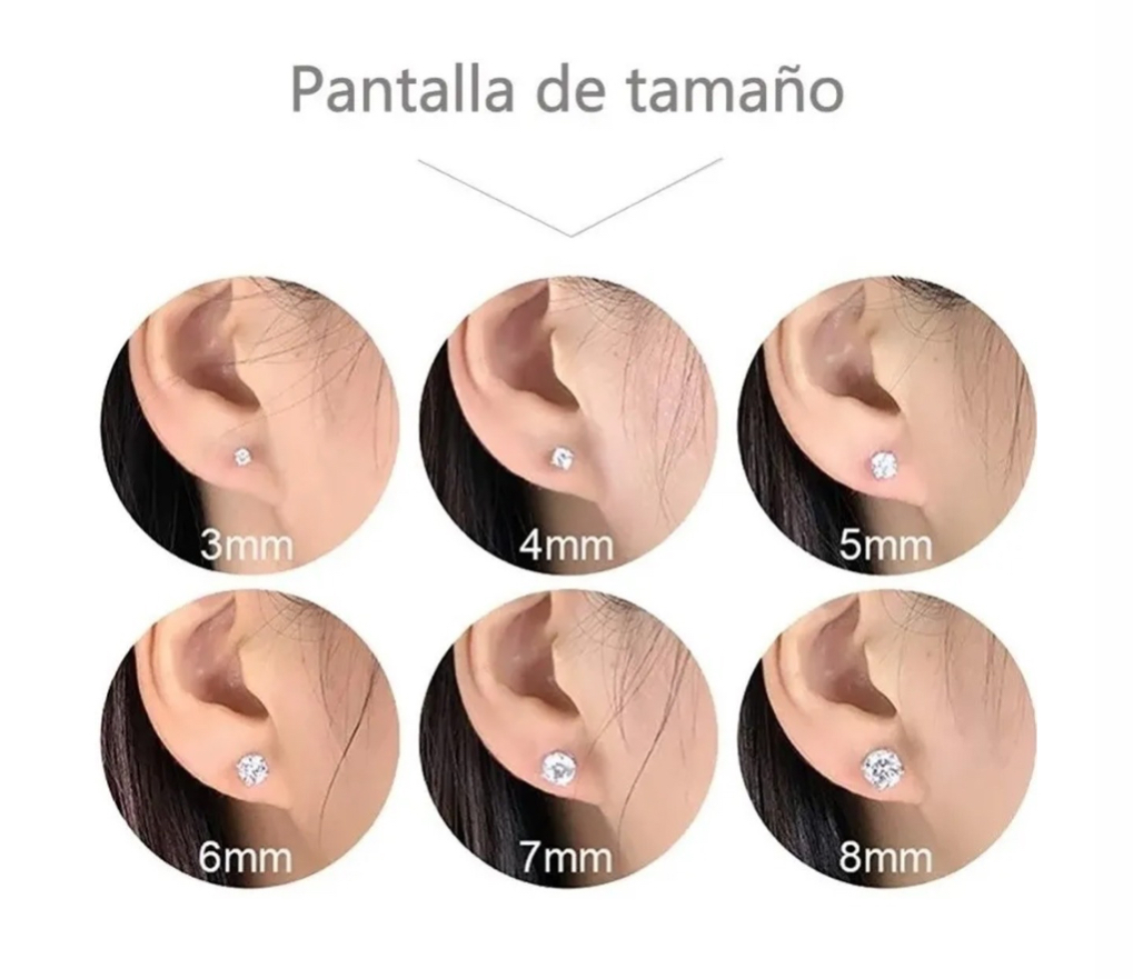 Foto 4 pulgar | Aretes Funbu de Acero Inoxidable para Mujer