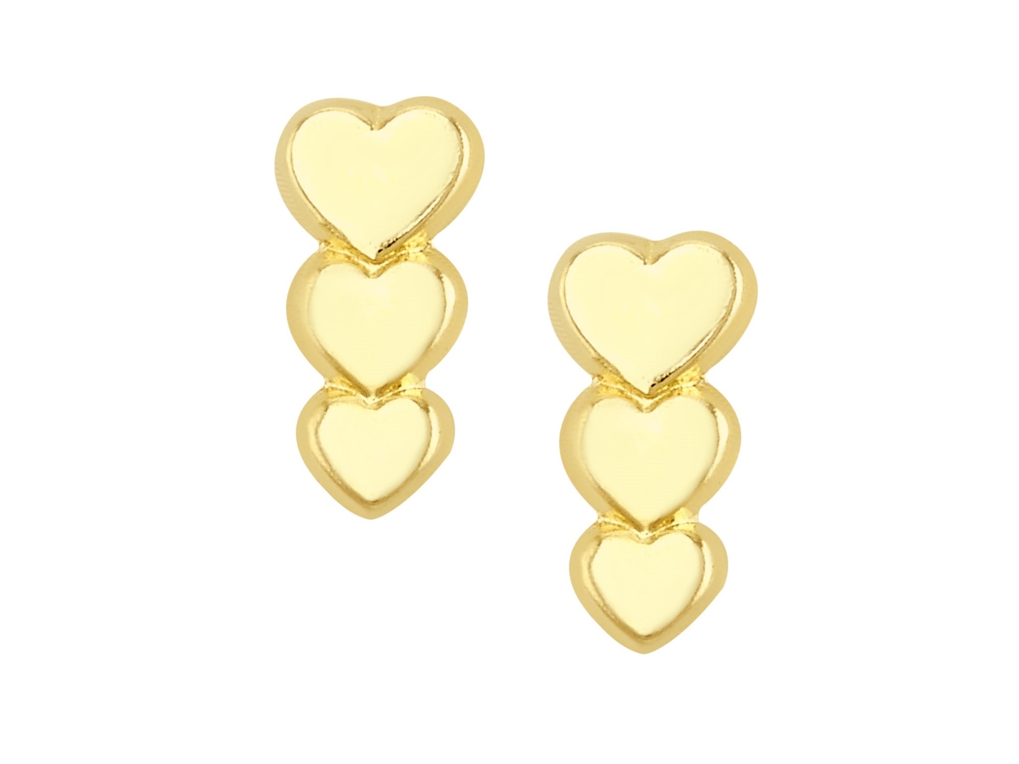 Broquel Horoz de Oro 10k 3 Corazones $499