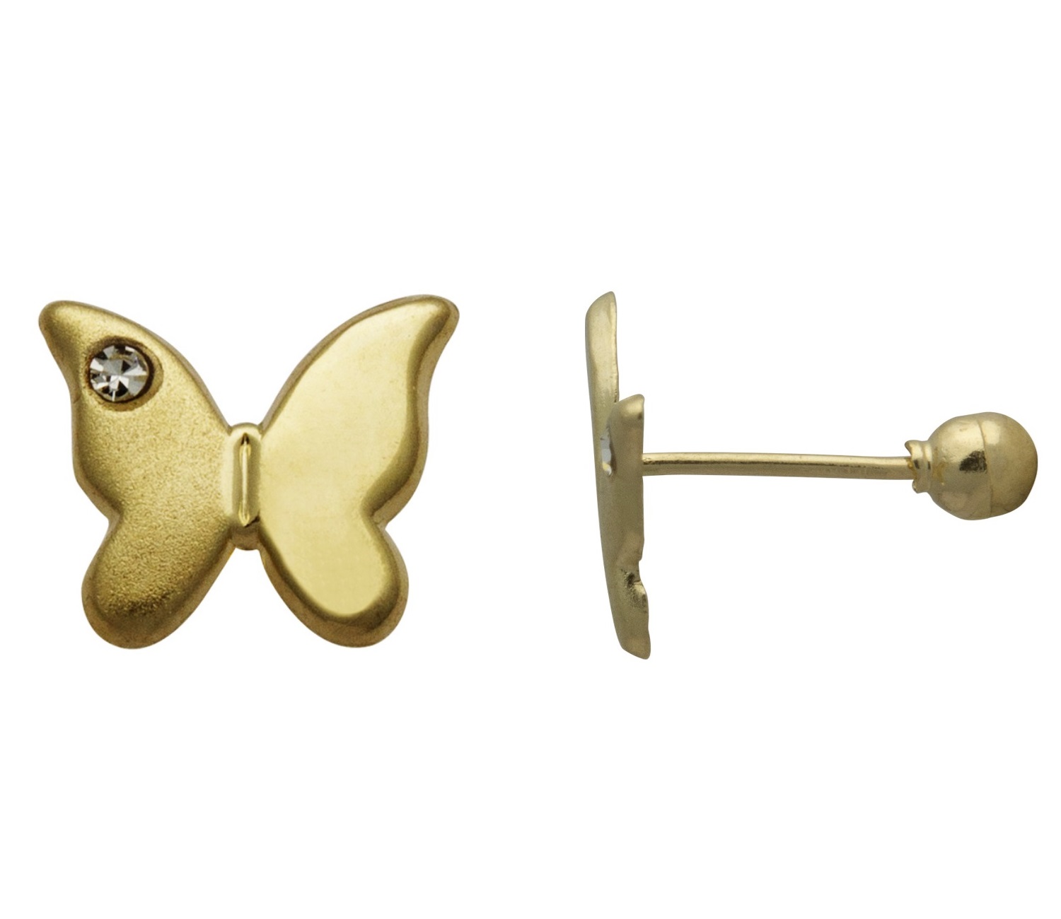 Foto 4 pulgar | Broquel Horoz de Oro 14k Mariposa