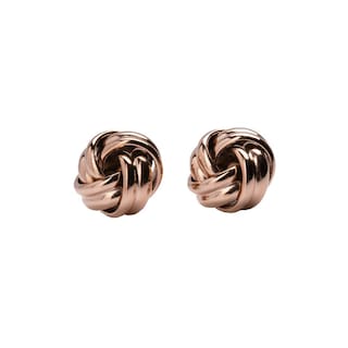 Foto 3 | Aretes para Mujer de Nudo tipo Broqueles Luckyly, Modelo Knot Oro Rosa