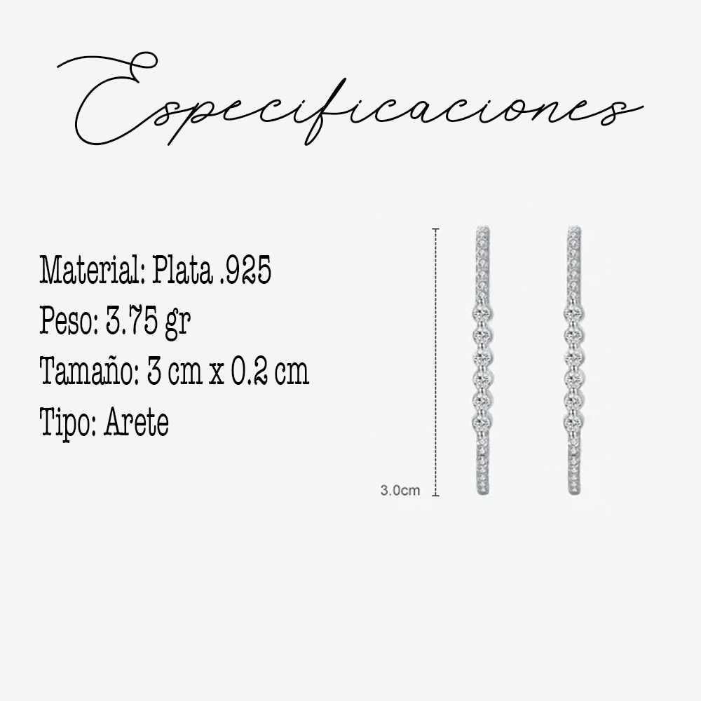 Foto 5 pulgar | Aretes Huggies Grande Empedrado