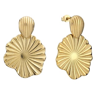 Foto 1 | Aretes De Acero Inoxidable Enso Para Dama Eice232109g Dorado