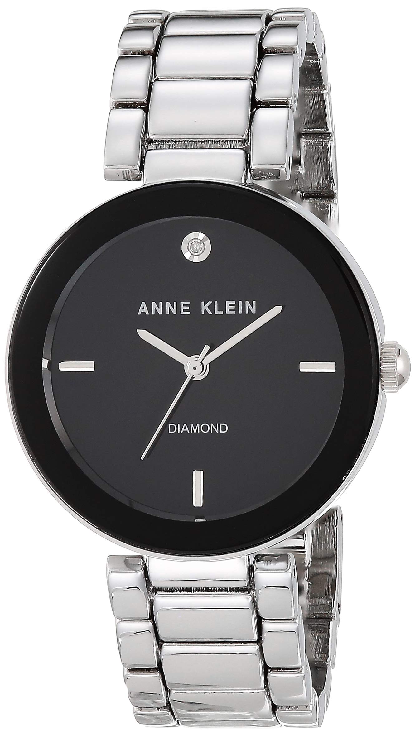 Foto 2 pulgar | Reloj Anne Klein Con Esfera De Diamante Genuino Para Mujer Y Caja De 32 Mm - Venta Internacional