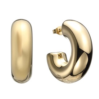 Foto 1 | Aretes De Acero Inoxidable Enso Para Dama Eicn232102g Dorado