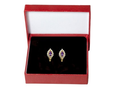 Foto 4 | Arete Gota Amatista Horoz Oro 10k C1127