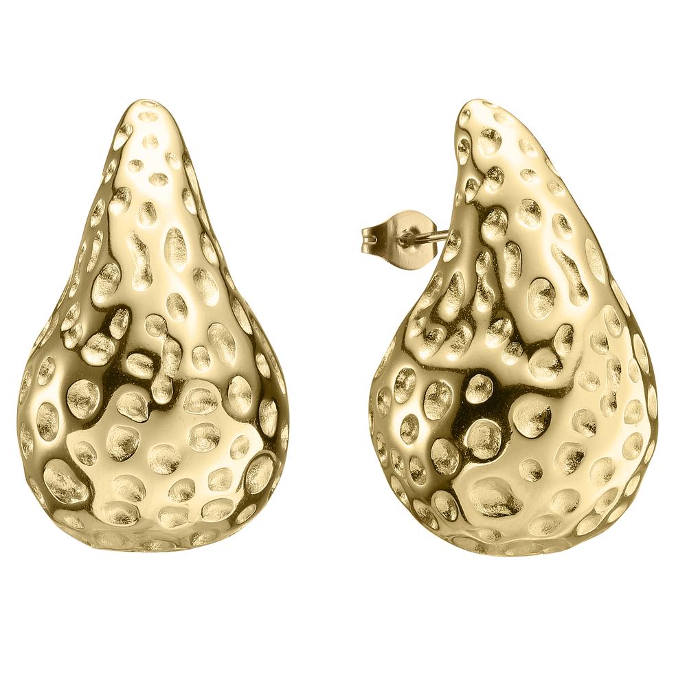 Foto 2 pulgar | Aretes De Acero Inoxidable Enso Para Dama Eicn232117g Dorado