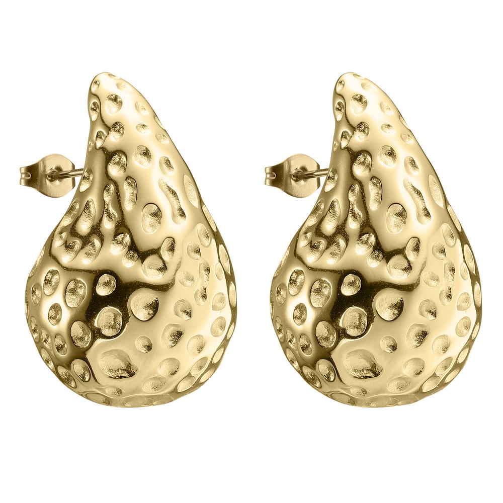 Foto 4 pulgar | Aretes De Acero Inoxidable Enso Para Dama Eicn232117g Dorado