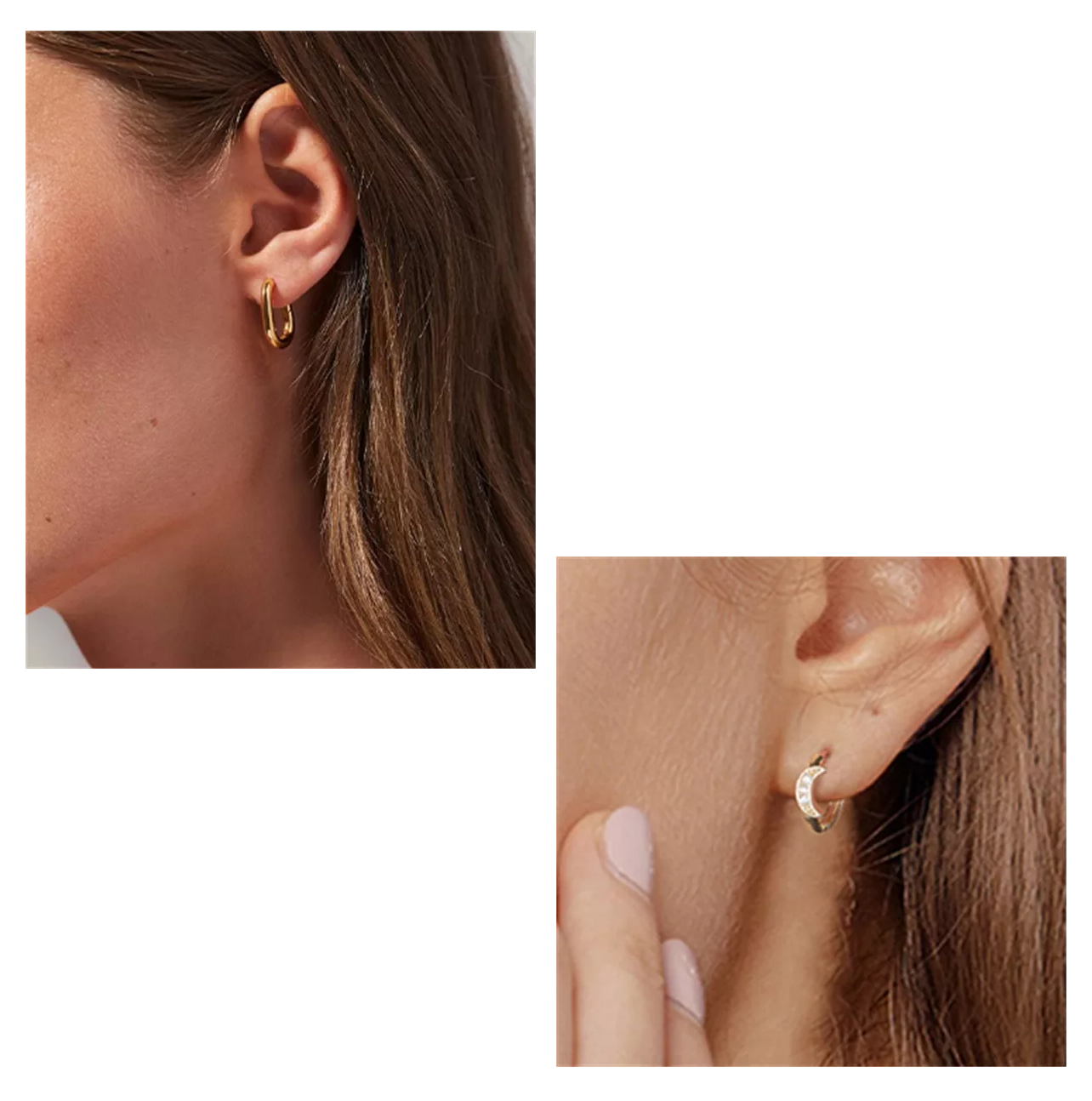 Foto 7 pulgar | Aretes de Laminado de Oro 14k para Mujer 6 Pares