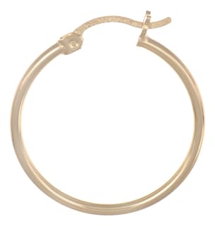 Foto 6 | Arete Arracada Para Mujer De Oro Puro De 14k Medida 25mm