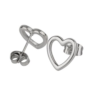 Foto 2 | Aretes Mujer De Corazón, Acero Inoxidable Con Baño Oro Rosa 14k, Oro 14k O Plata Luckyly, Modelo Elsie