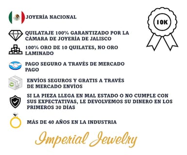 Foto 4 | Arracadas de Oro de 10k para Mujer