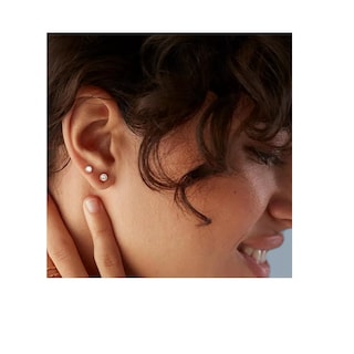 Foto 3 | Piercing Arete Para Oreja Cartílago Mujer Acero Inoxidable 12 Pares Plata