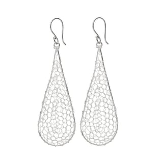 Foto 1 | Pendientes De Plata De Ley 950 Con Filigrana, Tela Filigrana, 5 Cm - Venta Internacional.