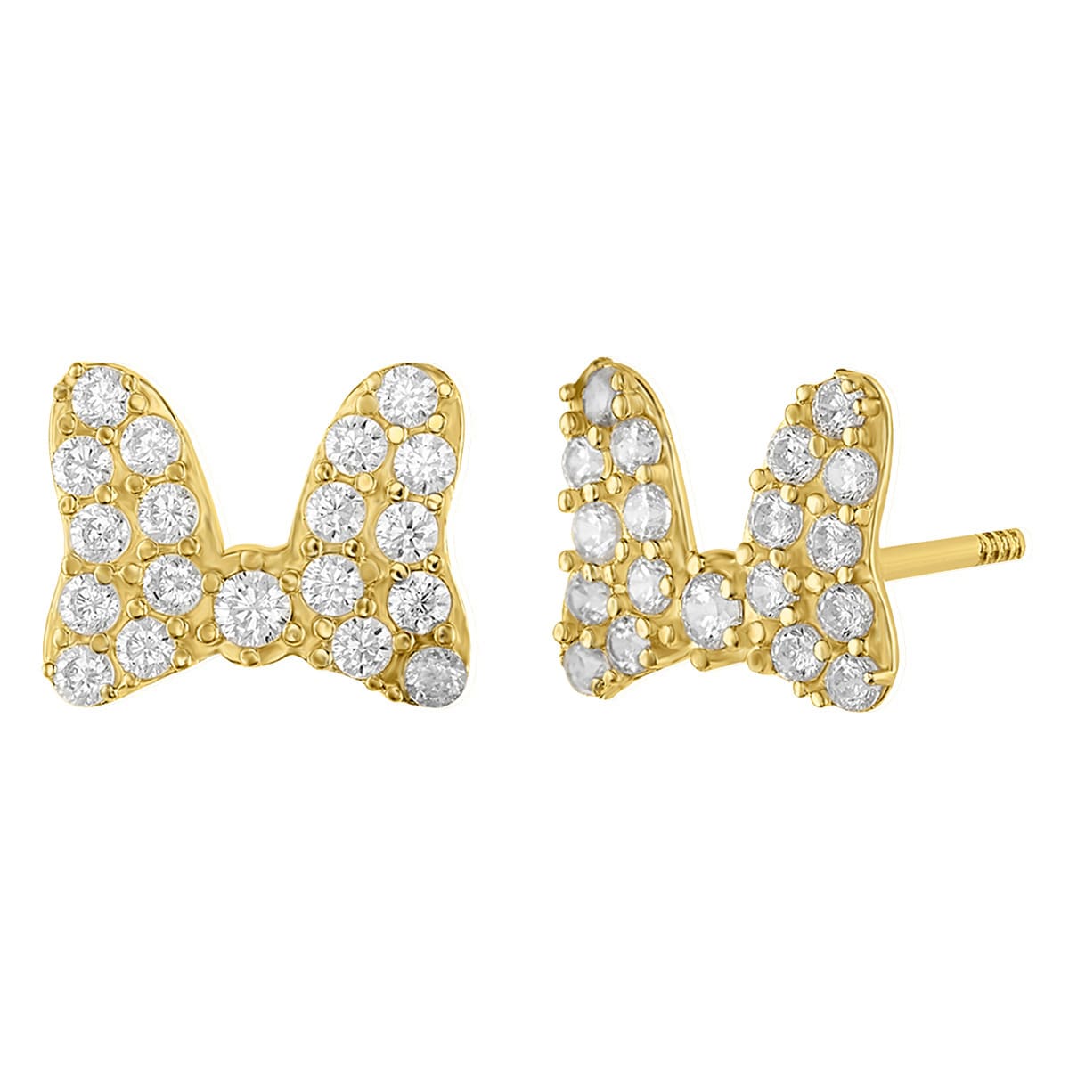 Broquel Disney Oro 10k Moño Minnie $999