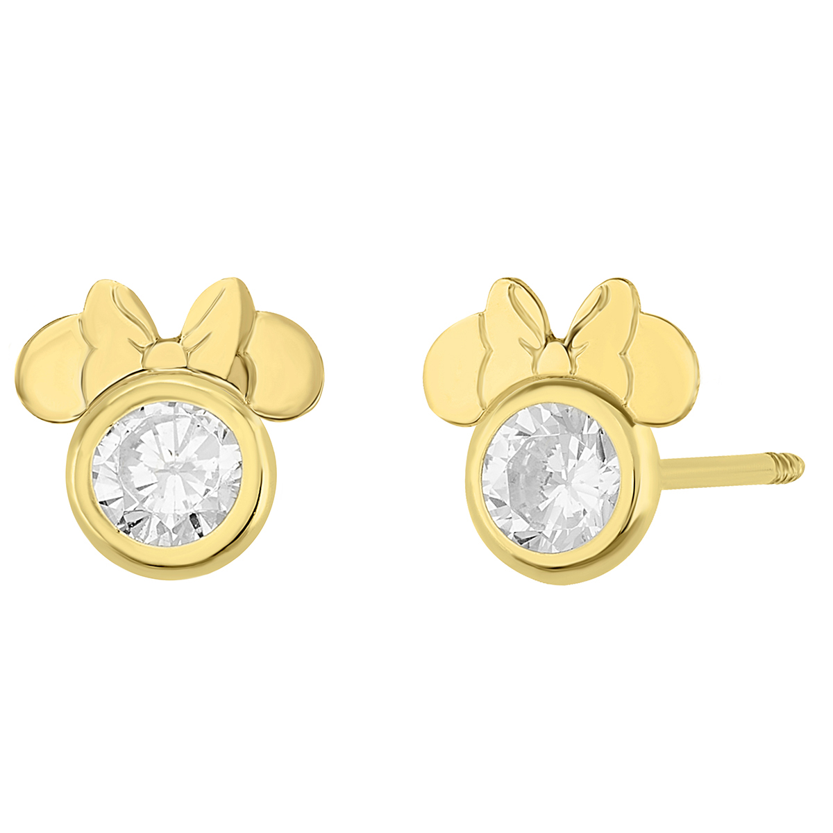 Foto 2 pulgar | Broquel Disney Oro 10 k Minnie Diadema Bisel