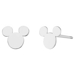 Foto 1 | Broqueles de Disney Oro Blanco de 10 k Mickey