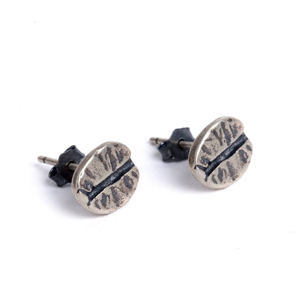 Aretes Chulada, Granos De Café De Plata .925