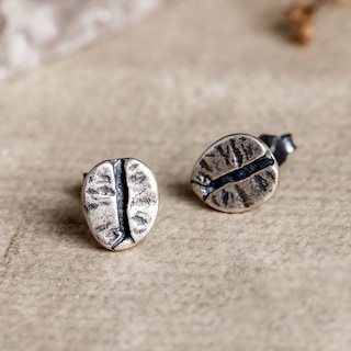 Foto 2 | Aretes Chulada, Granos De Café De Plata .925