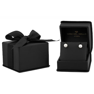 Foto 4 | Broquel Perla Natural Cultivada 0.6 Cm Oro Sólido 14k
