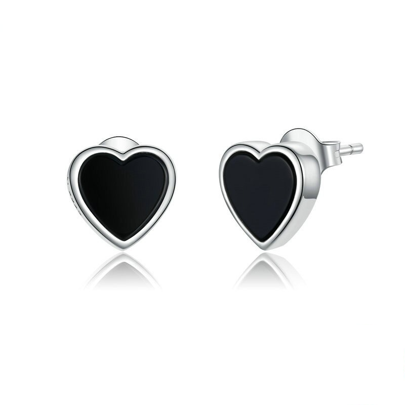 Foto 2 pulgar | Aretes Chulada, Corazones De Plata .925 Con Chapa De Platino