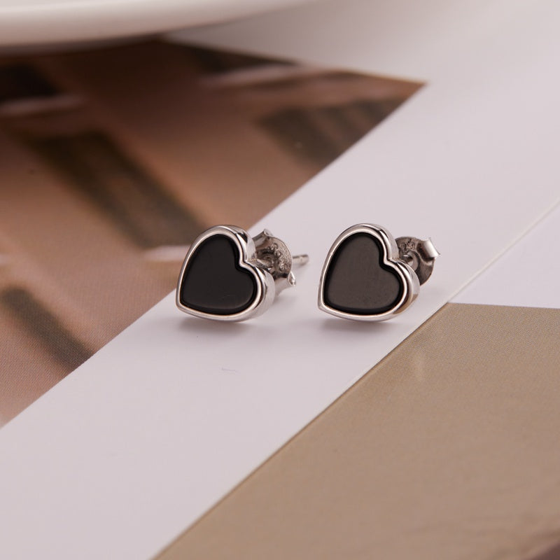 Foto 5 pulgar | Aretes Chulada, Corazones De Plata .925 Con Chapa De Platino