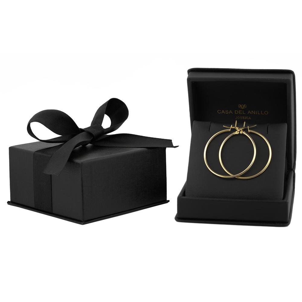 Foto 4 pulgar | Arracadas Casa del Anillo Joyería de Oro de 14k