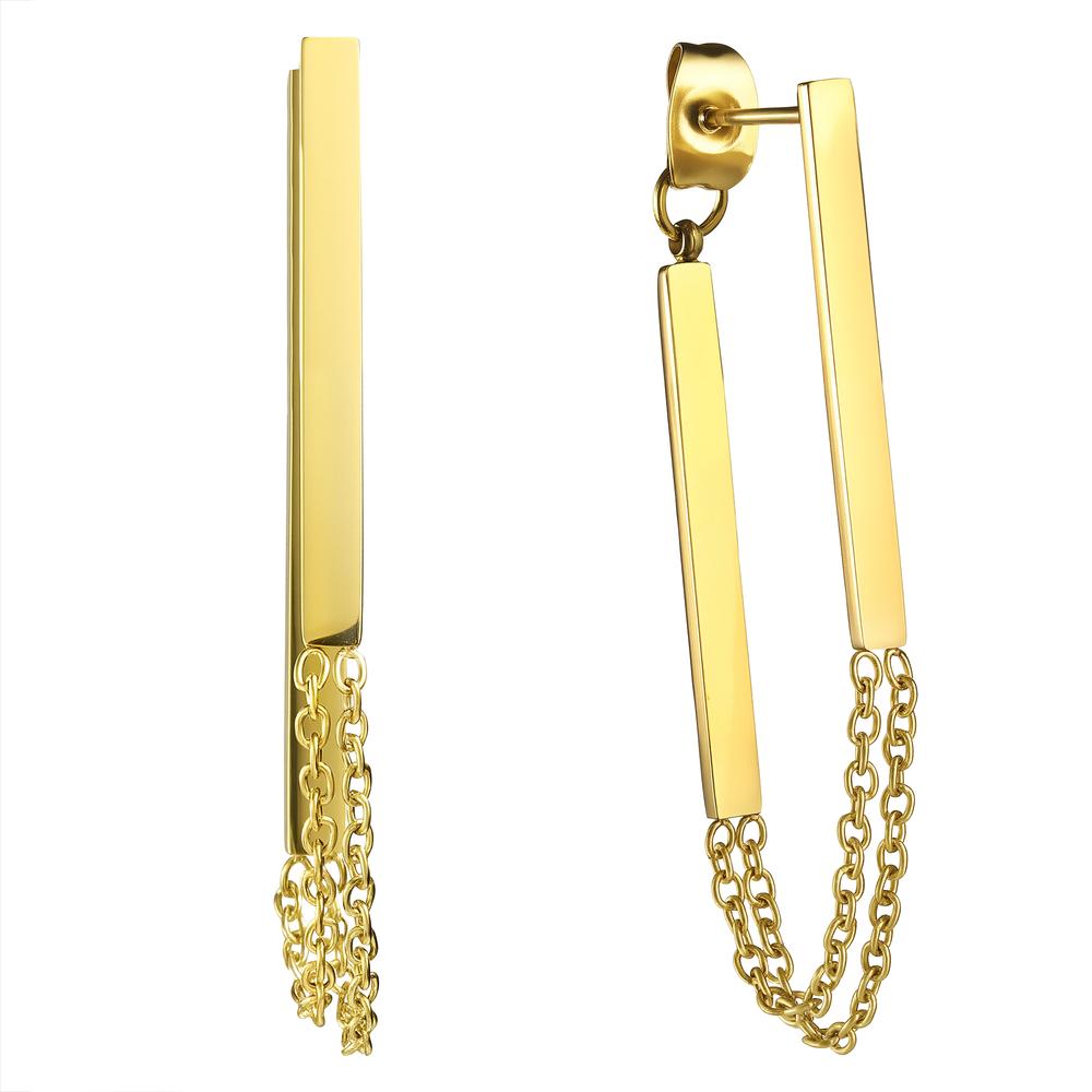 Aretes Enso Ic Para Mujer Eic252481g Color Dorado