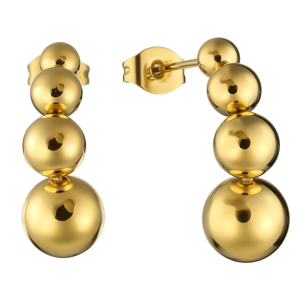 Aretes Enso Ic Para Mujer Eic252484g Color Dorado