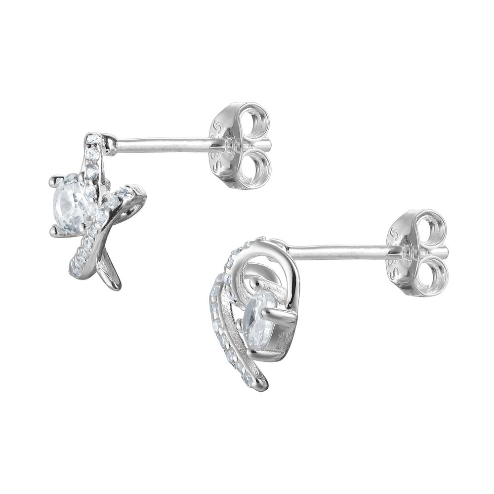 Foto 2 | Aretes Enso 925 Para Mujer Ese140s Plateado