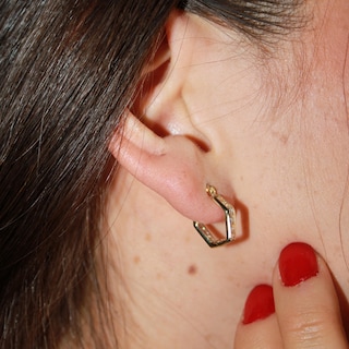 Foto 5 | Aretes Arracadas Oro 10k Crixus Joyería