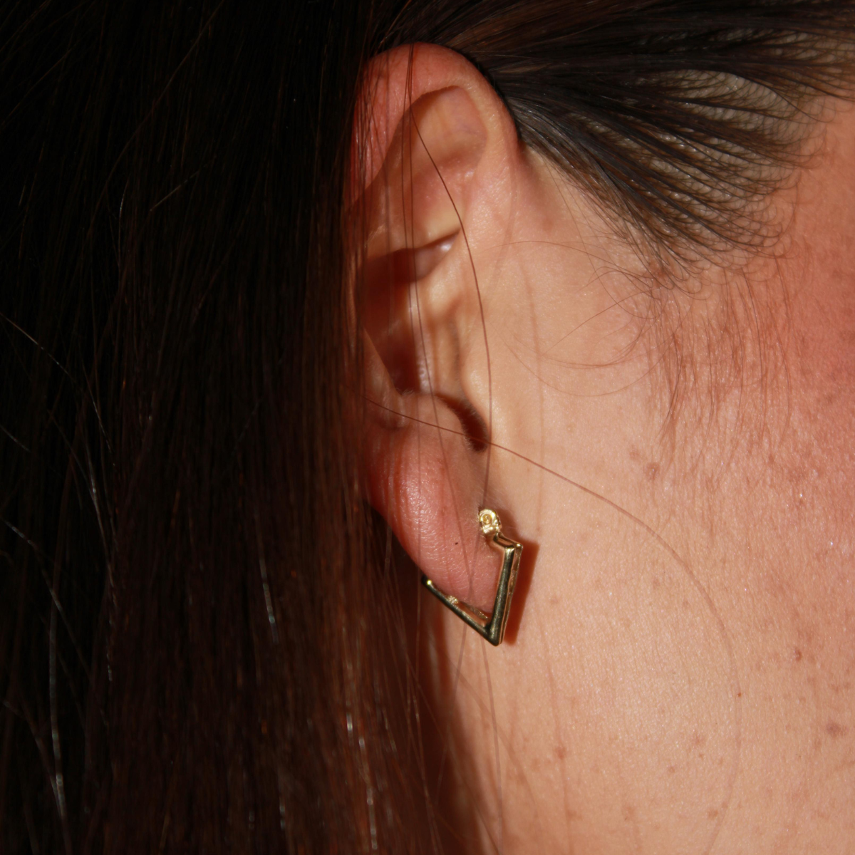 Foto 5 | Aretes Arracadas Oro 10k Crixus Joyería