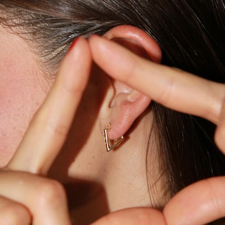 Foto 6 | Aretes Arracadas Oro 10k Crixus Joyería
