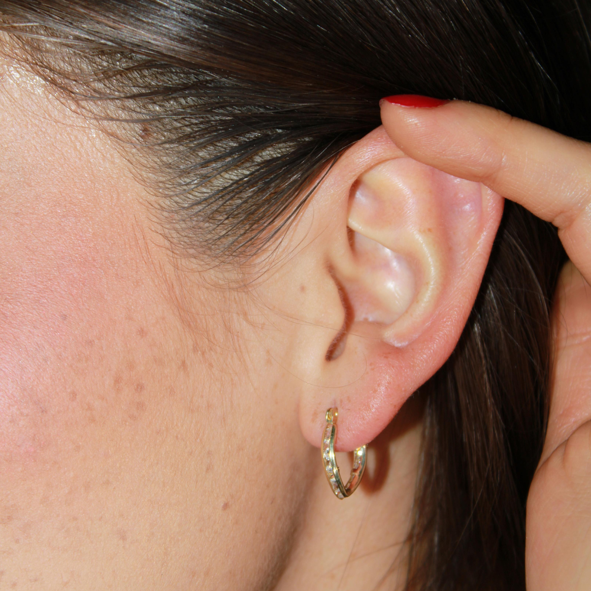 Foto 5 | Aretes Arracadas Oro 10k Crixus Joyería