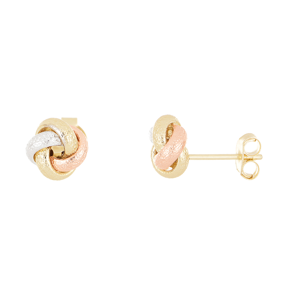Foto 2 pulgar | Aretes Zekie 7052 Oro 14k Amarillo Azucarado